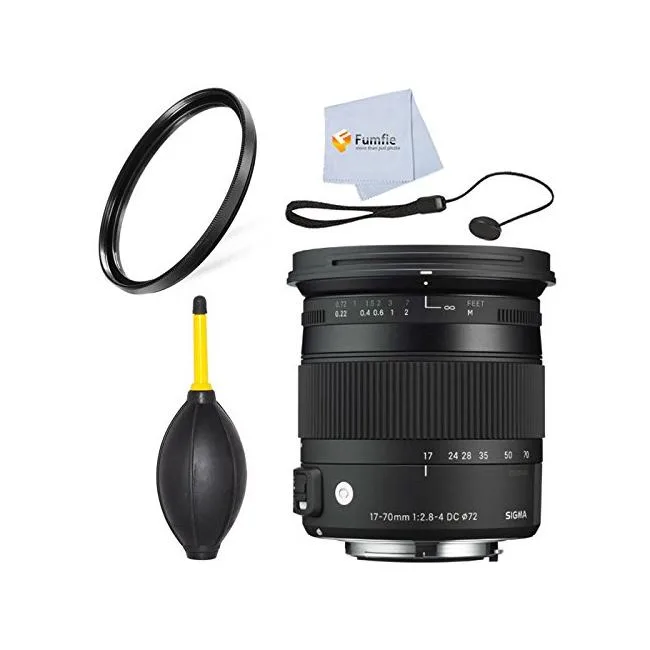 SIGMA SIGMA 17-70mm F2.8-4 Contemporary DC Macro OS HSM camera lens for Canon — product photo