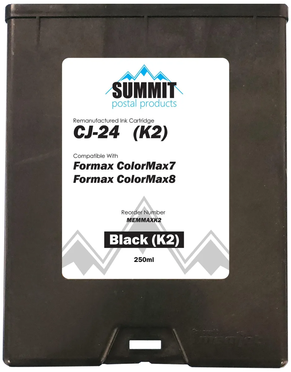 Summit Postal Products Summit Postal Products CJ-24 Black Ink Cartridge 250 ml — product photo