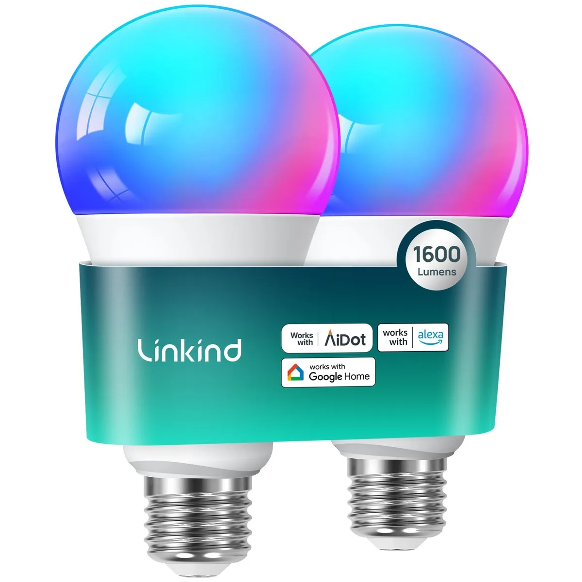  Linkind LS10012142 smart plug 14W 1600LM A21 E26 2.4GHz Wi-Fi Bluetooth — product photo