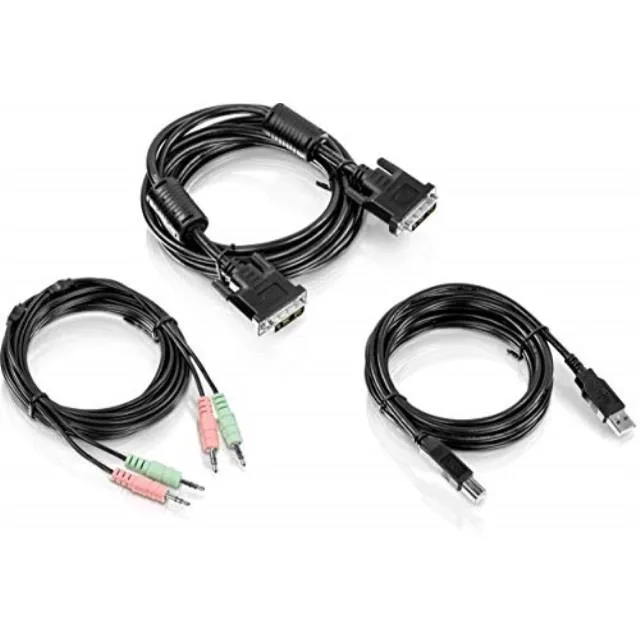 TRENDnet TRENDnet TK-CD10 10 ft DVI-I USB Audio KVM Cable Kit — product photo