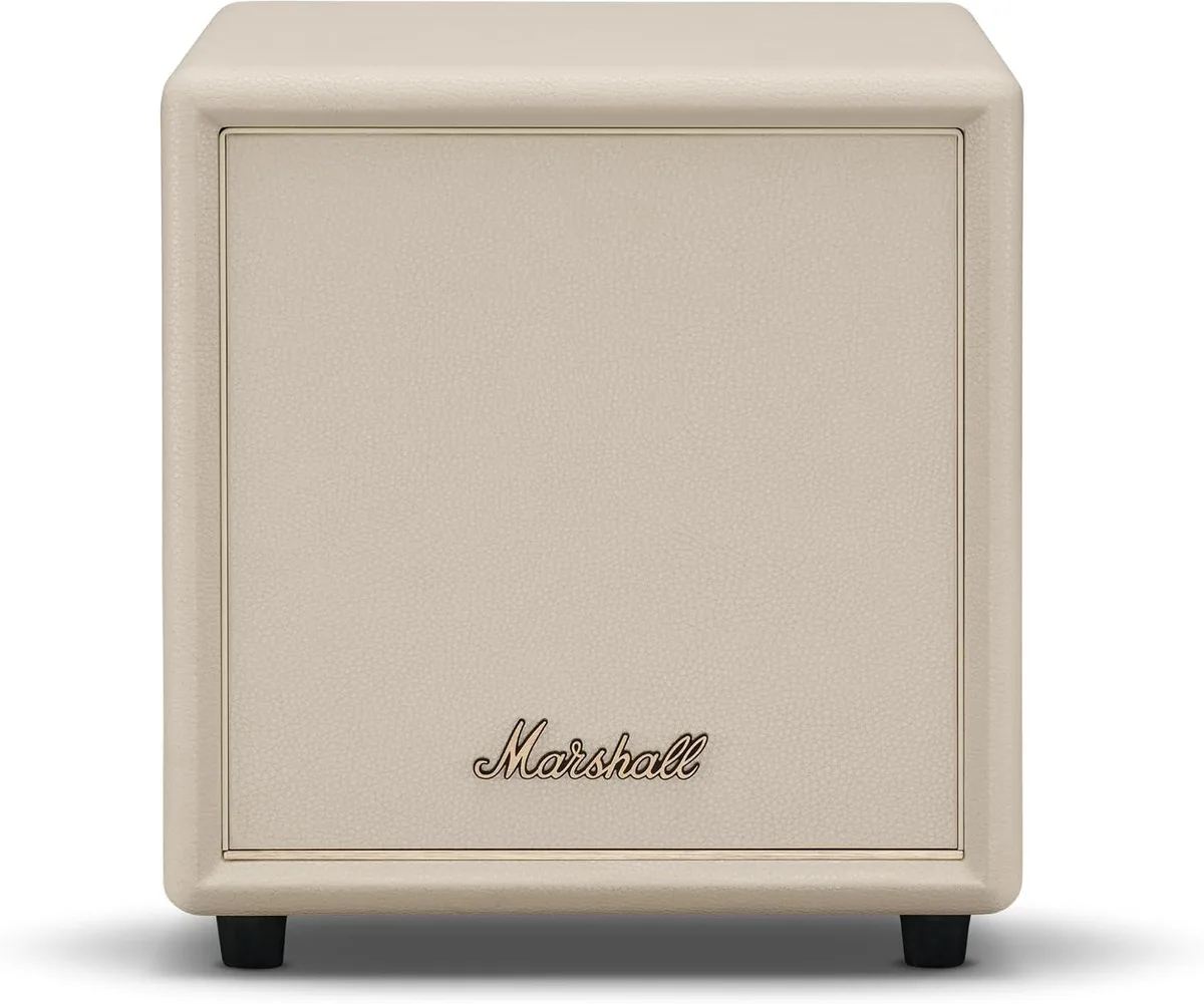 Marshall Marshall Heston Sub 200 Wireless Subwoofer Cream home audio speaker — product photo