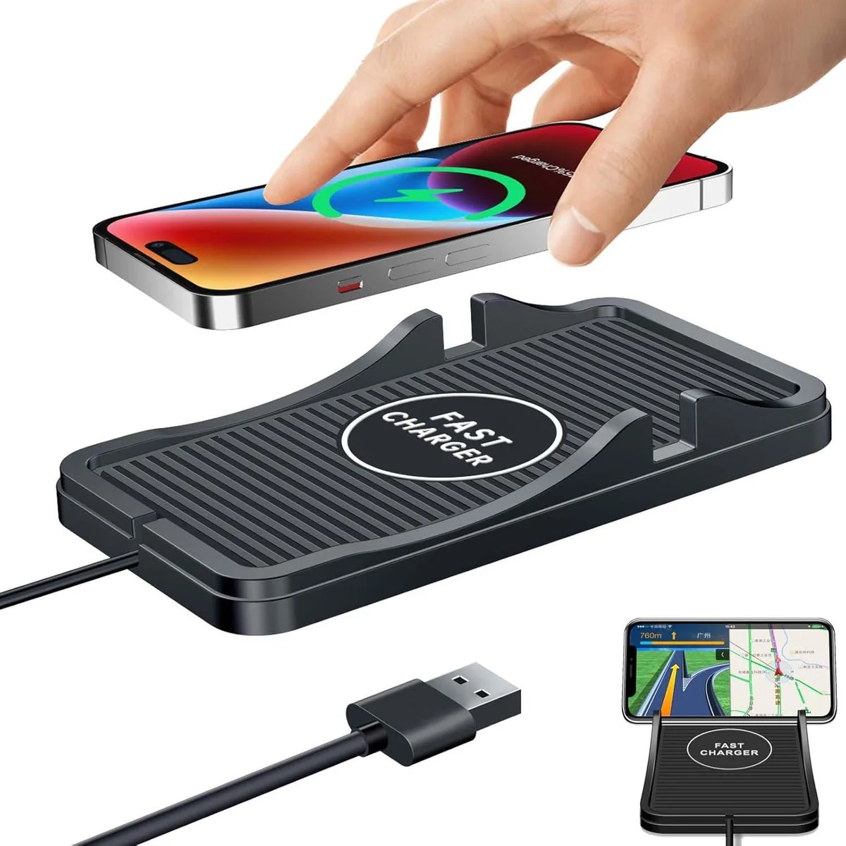 Luisport Luisport Wireless Car Charger 15W 10W 7.5W — product photo
