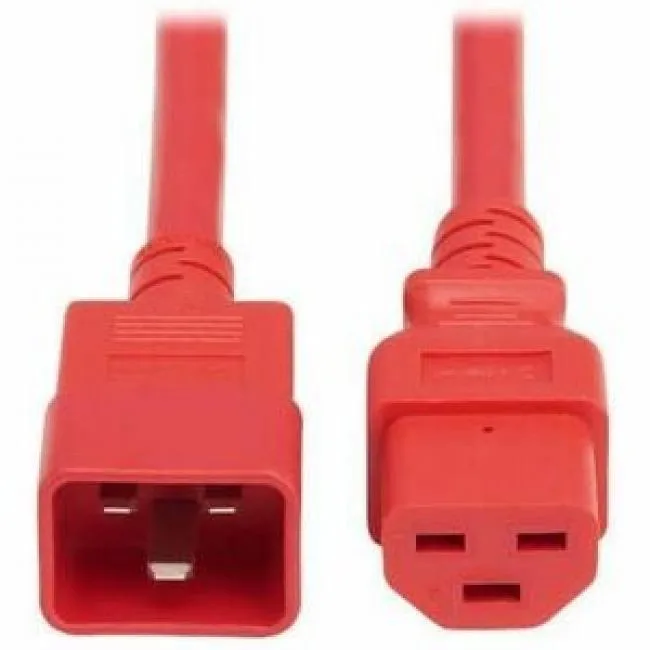 Tripp Lite Tripp Lite P035-006-ARD C20 to C21 20A 250V 12 AWG 6 ft red video accessory — product photo