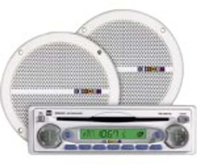 Dual Electronics Dual Electronics 100-Watt AM/FM/CD Marine Receiver with 6.5" Speakers — product photo