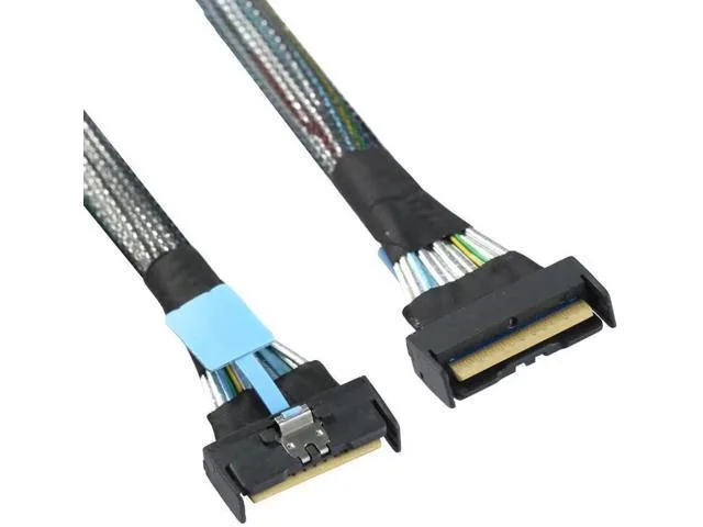 Fervit Fervit PCIe 5.0 Slimline SAS MCIO SFF8654 8i 74Pin Cable 39.37 Inches — product photo
