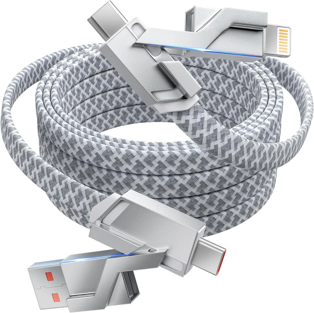 Chopmate Chopmate 4-in-1 Lightning Cable 5FT 66W USB-A/C to C/Lightning — product photo