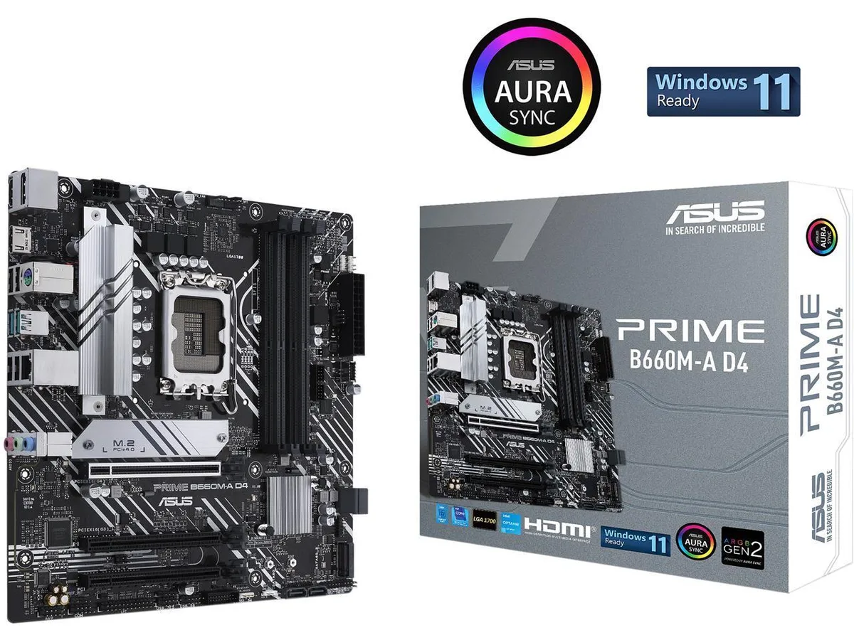 ASUS ASUS PRIME B660M-A D4 Intel motherboard — product photo