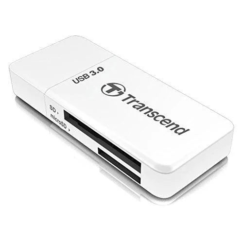 Transcend Transcend TS-RDF5W USB 3.0 SD/microSD Card Reader White — product photo