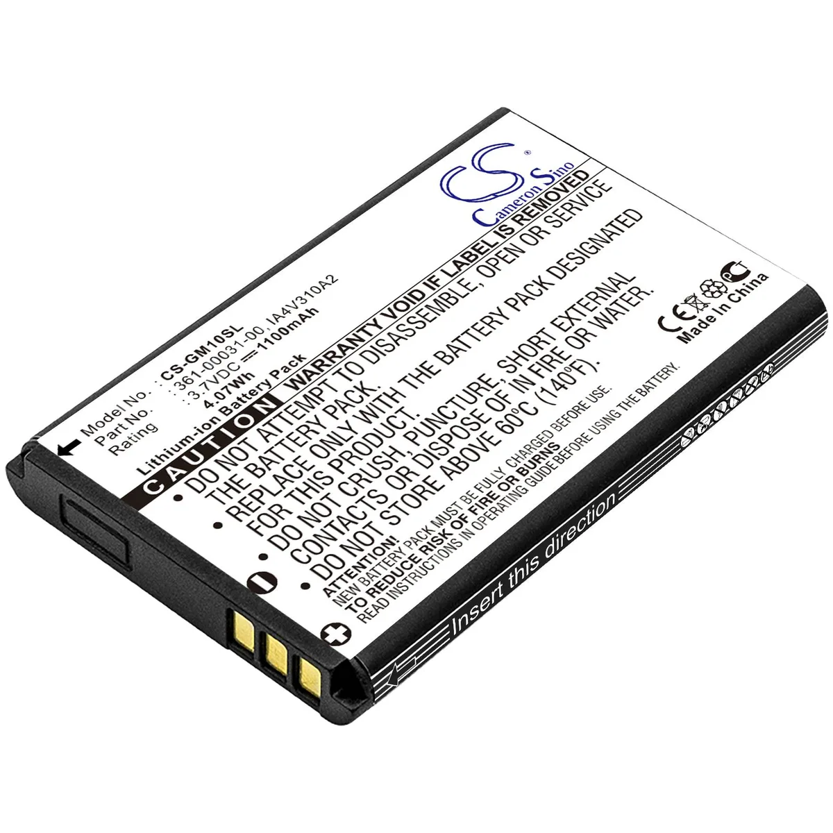 Cameron &amp; Co Cameron &amp; Co DS-CS-GM10SL GPS accessory 1100mAh — product photo