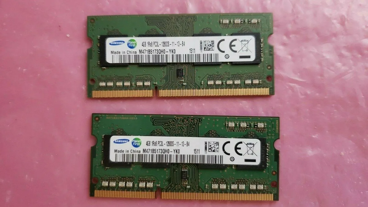 SAMSUNG SAMSUNG 8GB DDR3L 1600 2x4GB Matched Set Desktop RAM — product photo