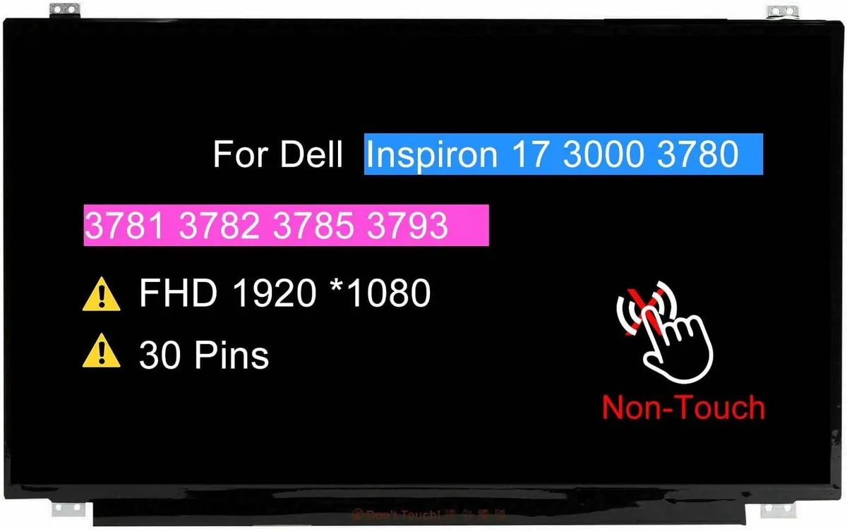 NUOLAISUN NUOLAISUN B173HAN01.3 17.3" FHD 60 Hz 30-pin laptop screen — product photo