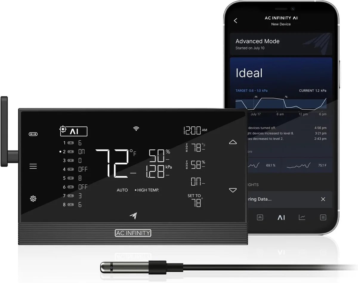 AC Infinity AI+ environmental controller with display