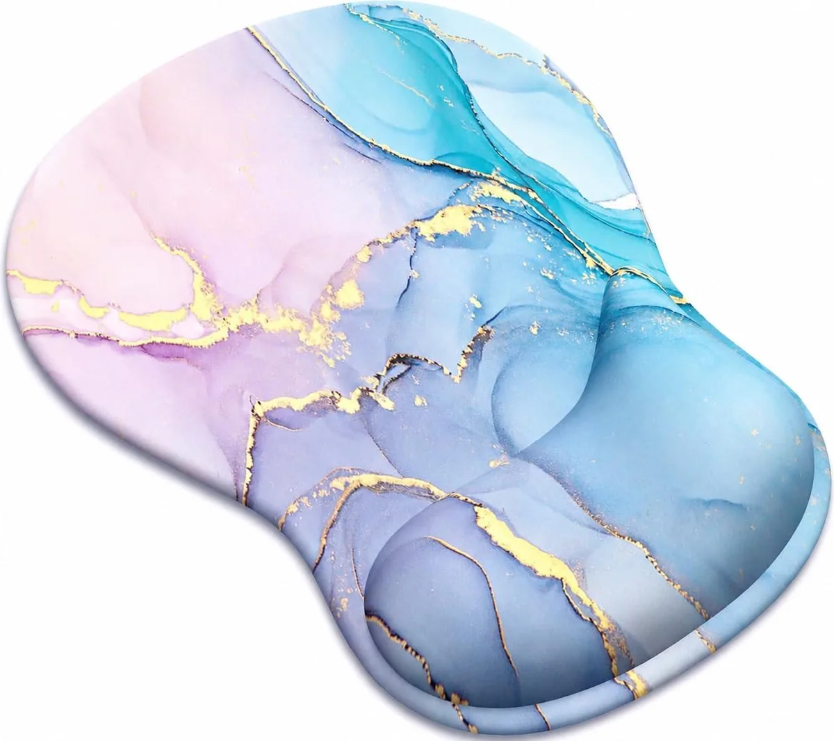  eulps Gel Mouse Pad with Wrist Rest Marble 9.0 x 6.0 in — product photo