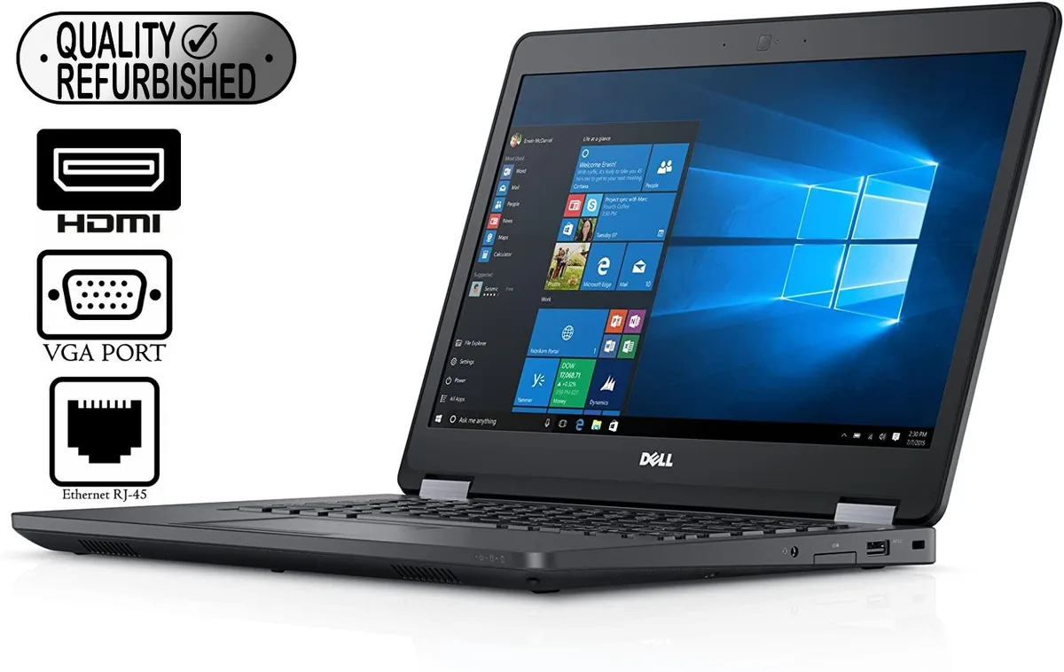 DELL DELL Latitude E5470 14in laptop i5-6200U 2.3GHz 16GB DDR4 1TB SSD — product photo