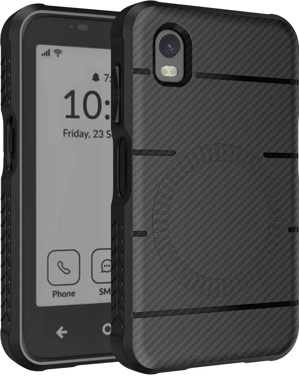 Nakedcellphone Nakedcellphone Flex Case for Mudita Kompakt - Carbon Fiber MagSafe — product photo