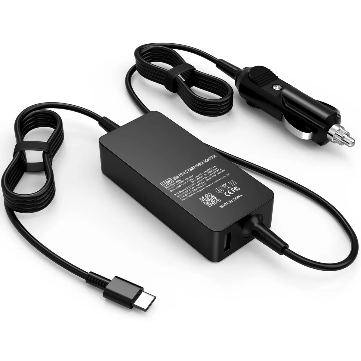  DELL LX-100W 100W USB-C Car Charger 20V 5A — product photo