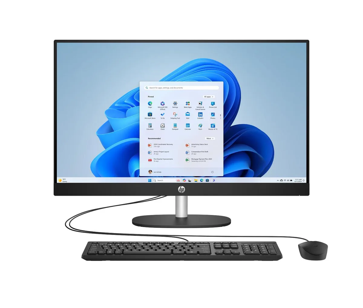 HP HP Essential All-in-One 27-cr2000i 27" Core Ultra 7 255U 16 GB 512 GB SSD — product photo