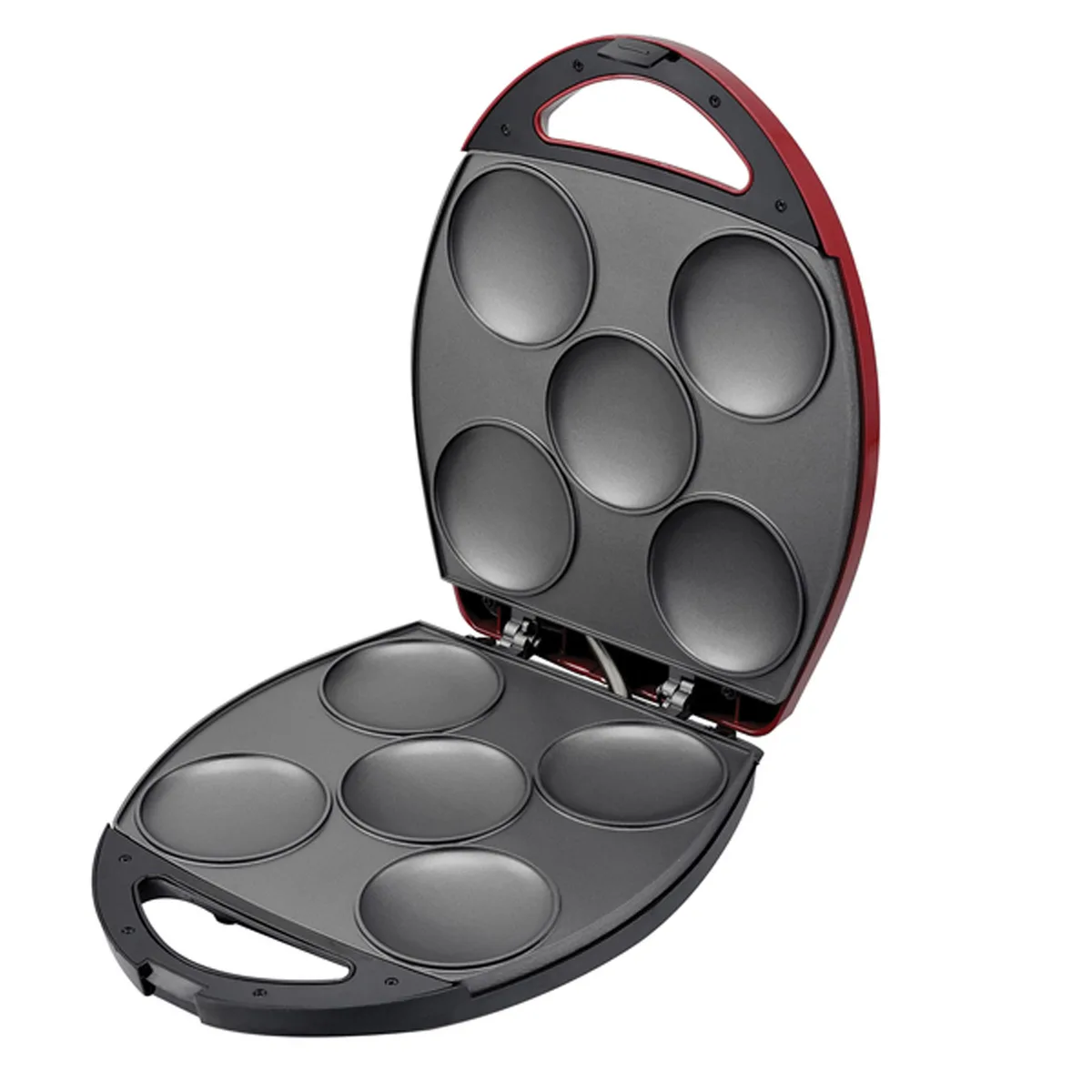 Brentwood Home Video (BCI Eclipse LLC) Brentwood 1200 Watt 5 Piece Arepa Maker Red — product photo