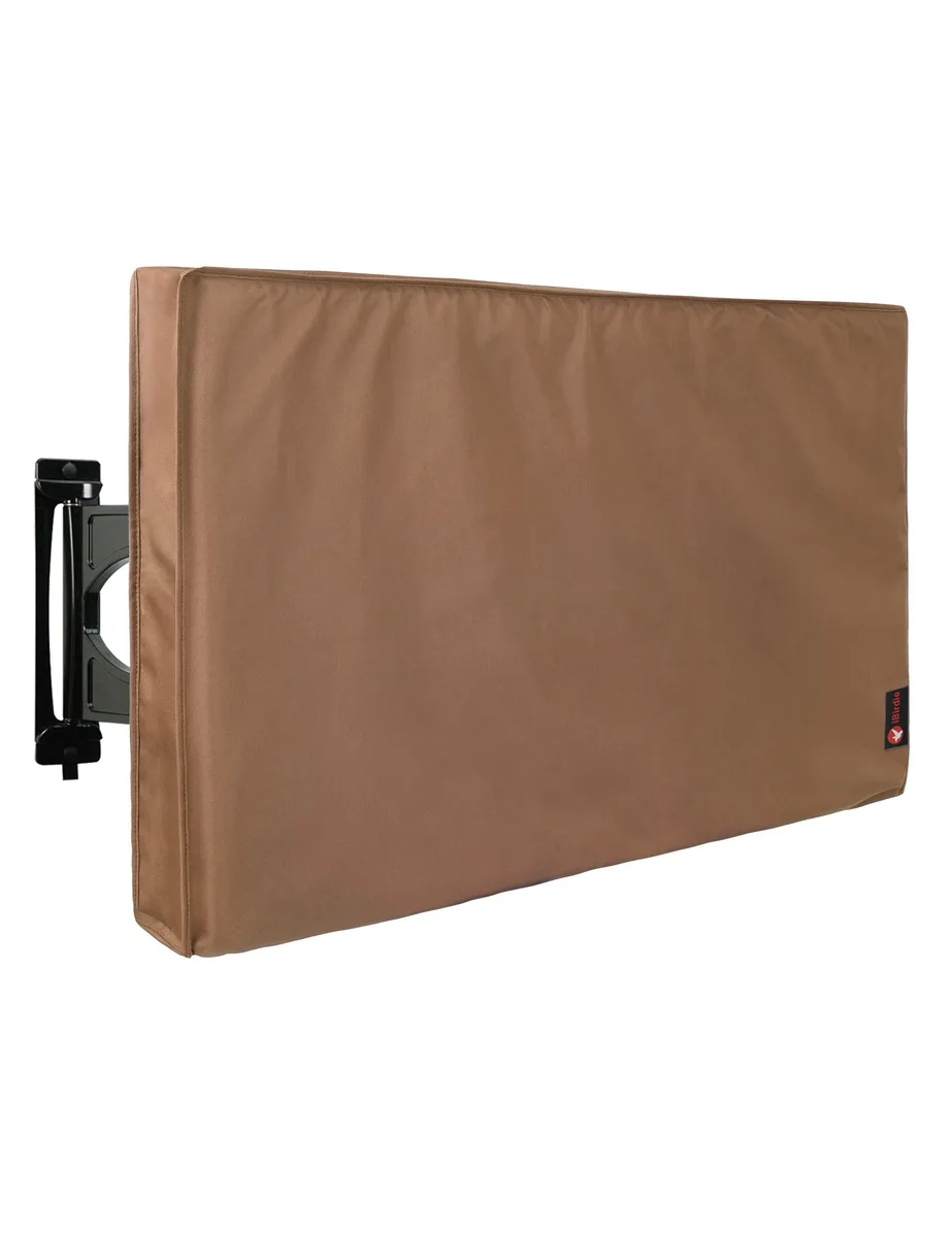 ibirdie ibirdie Outdoor TV Cover 60-65 inch Brown 600D 58x37x5 inch 2 in 1 accessory — product photo