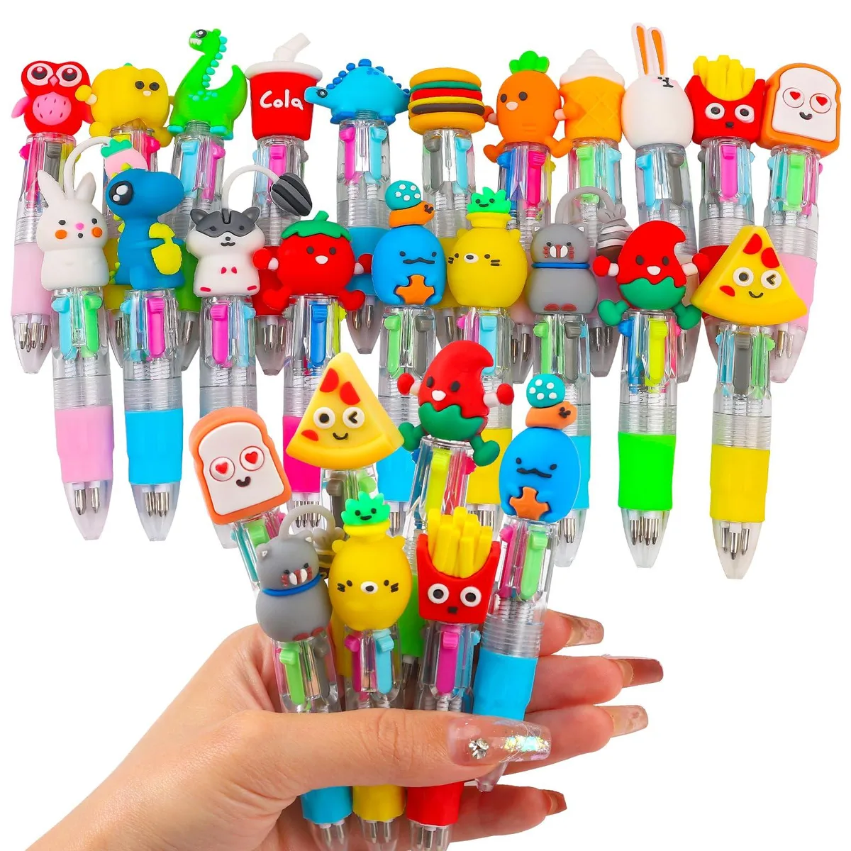  CZWZ Multicolor Pen in One 20-pack 4-in-1 ballpoint pens — product photo