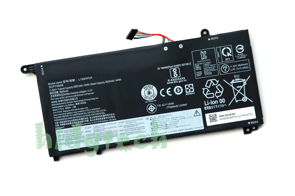 Beisite Beisite L19C3PDA L19L3PDA L19M3PDA L19D3PDA 45Wh laptop battery — product photo