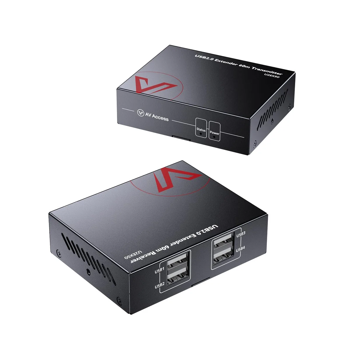 v AV Access AV Access U2EX50 USB Extender Cat5e/6 196ft 4 Ports — product photo