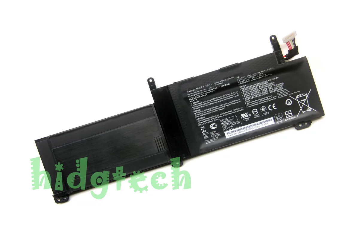 Beisite Beisite C41N1716 laptop battery 15.4V 76Wh for Asus ROG Strix GL703GM Scar Edition — product photo