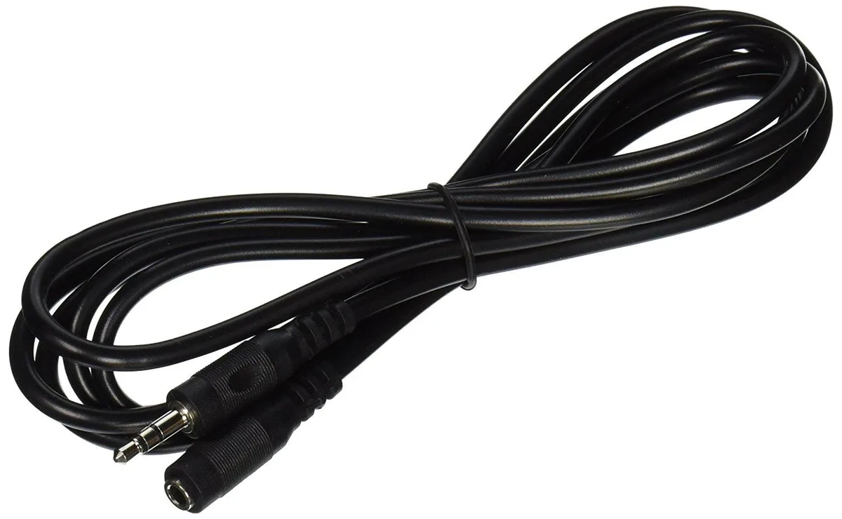 iMBAPrice iMBAPrice iMBA-LS-06MF 3.5mm Male to Female Audio Extension Cable 6 Feet 24k Gold — product photo