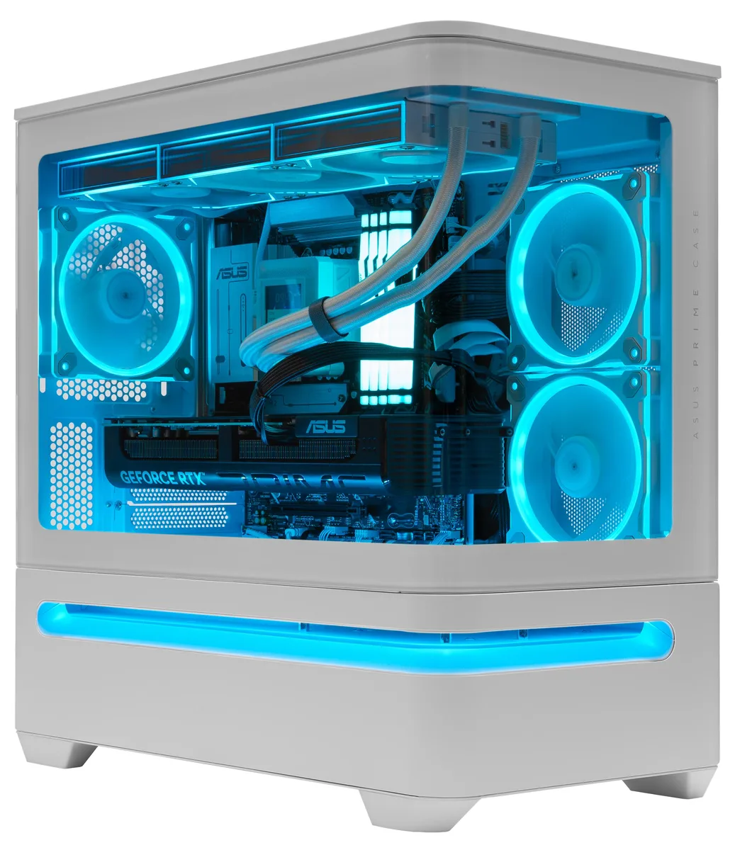 ArsenalPC ArsenalPC AP202 White Ryzen 9 9950X3D RTX 5080 32GB DDR5 2TB NVMe gaming PC — product photo
