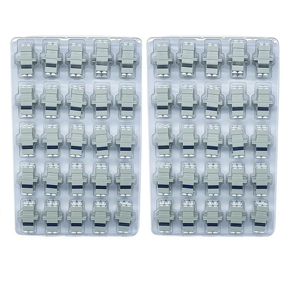 Avantalk Avantalk LC to LC Duplex Multimode Fiber Coupler 12 Pack Grey — product photo