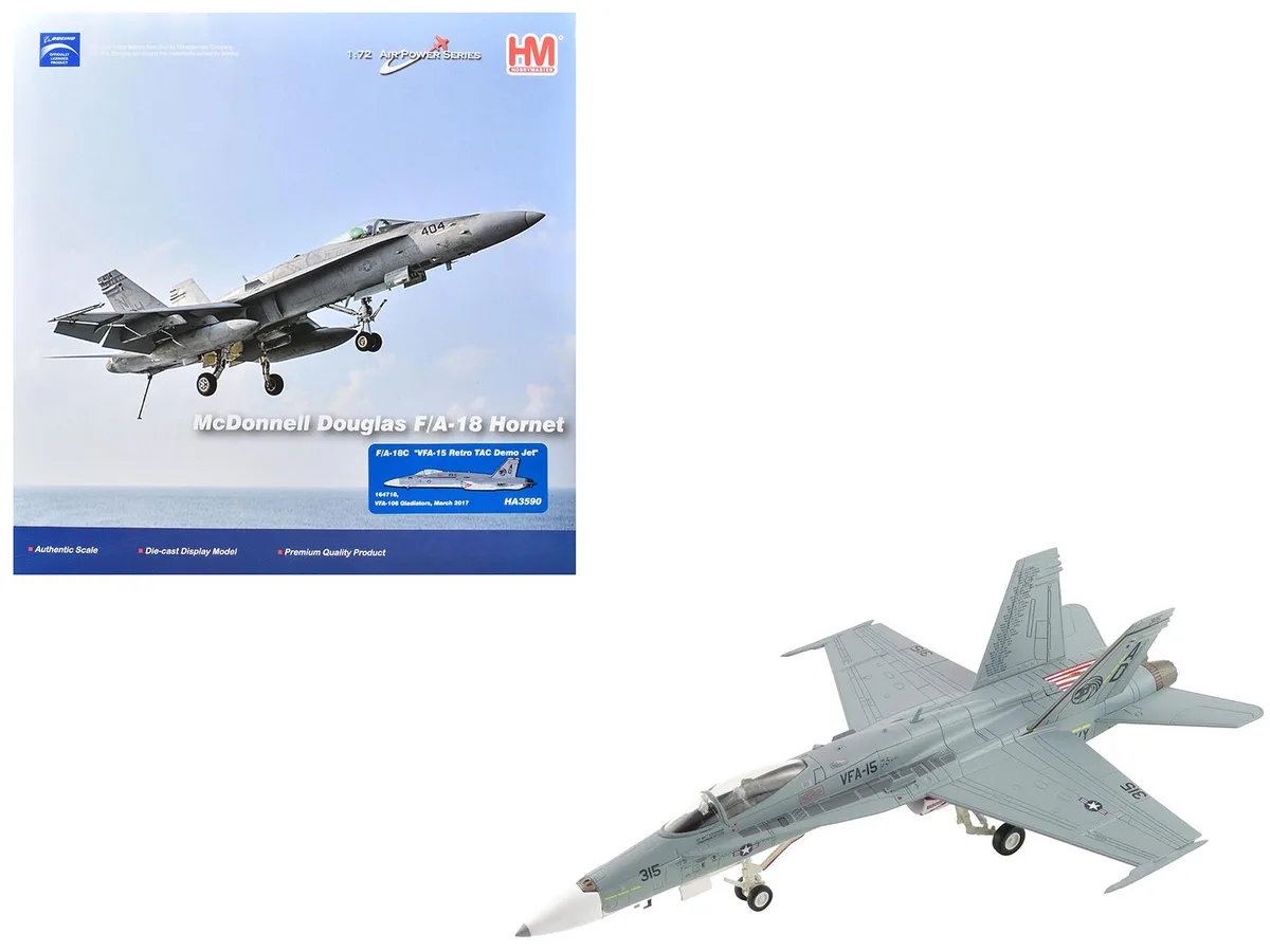 Hobby Master Hobby Master F/A-18C Hornet VFA-106 Gladiators 1/72 Diecast Model — product photo