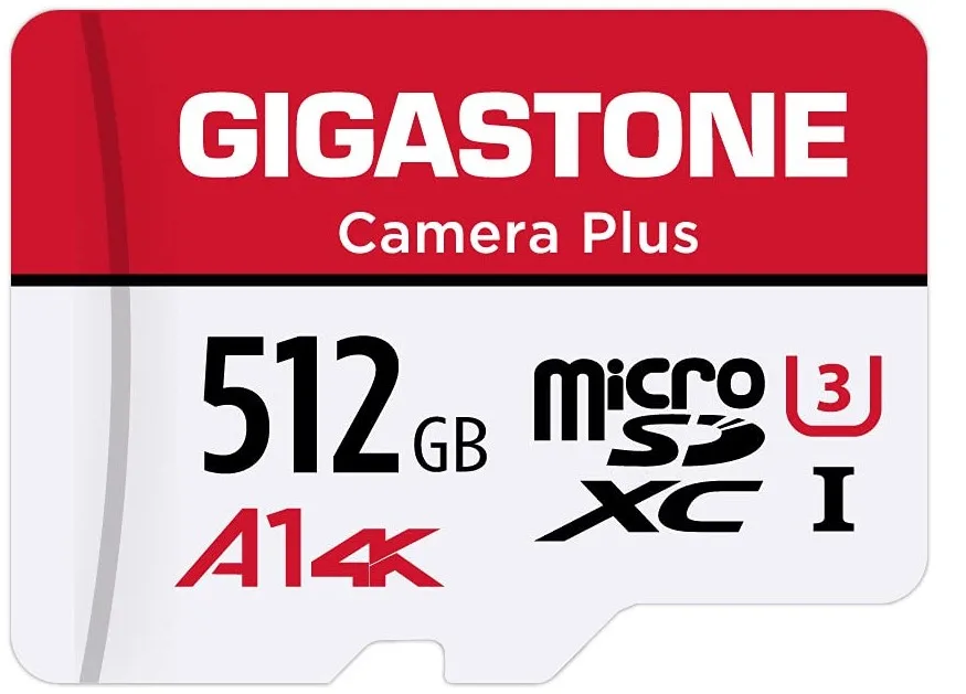Gigastone Corporation Gigastone Corporation Camera Plus 512GB microSDXC memory card — product photo