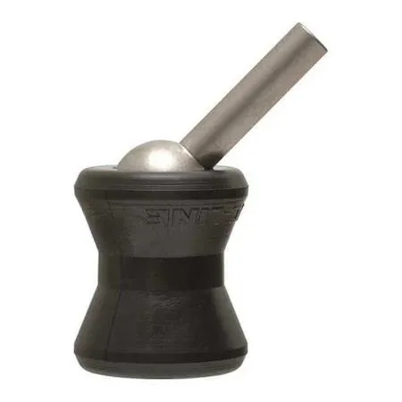 Black plastic round nozzle with 0.062 inch hole, pack of ten