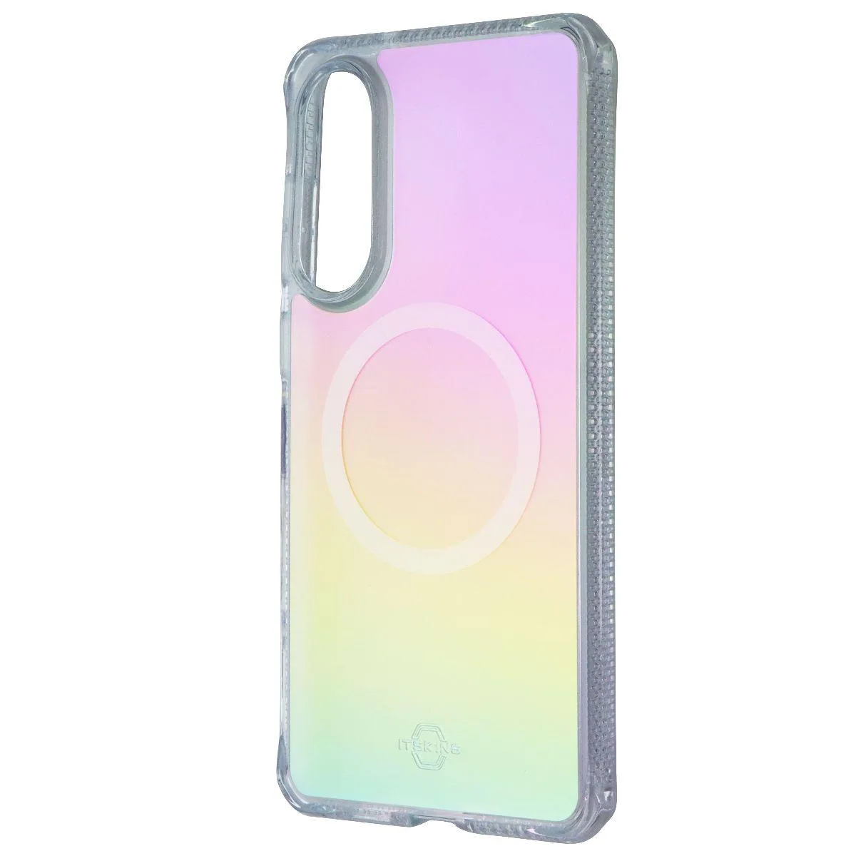 ITSKINS ITSKINS Hybrid_R Vapor Iridescent MagSafe Case Galaxy S25 Edge Violet — product photo