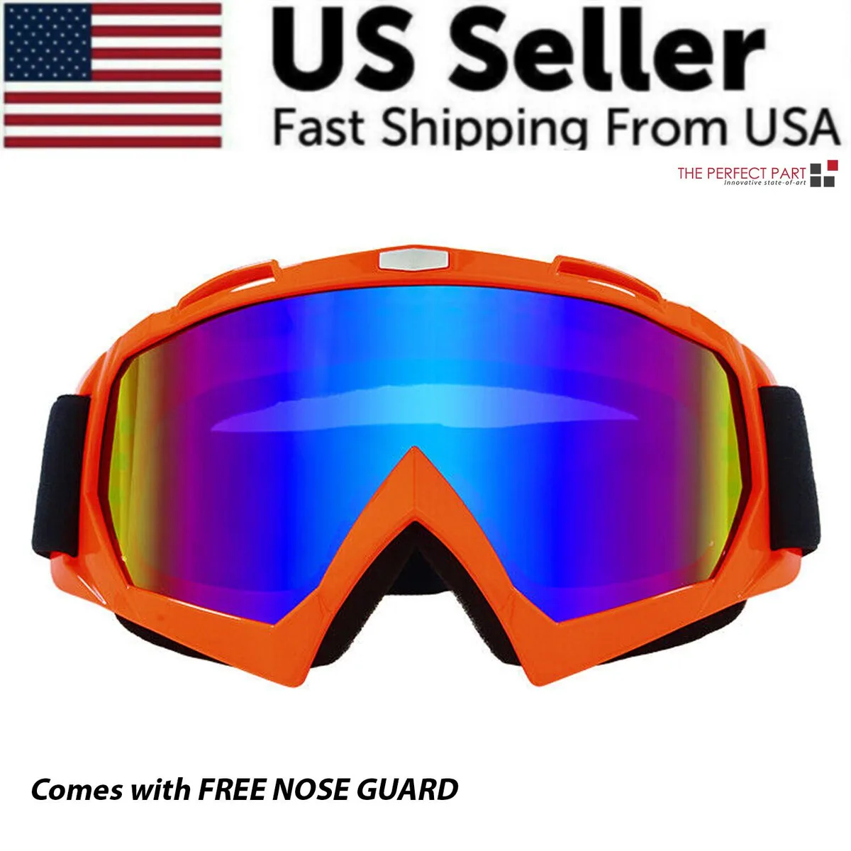 The Perfect Part The Perfect Part Motocross Goggles Orange 23–30 in strap — product photo