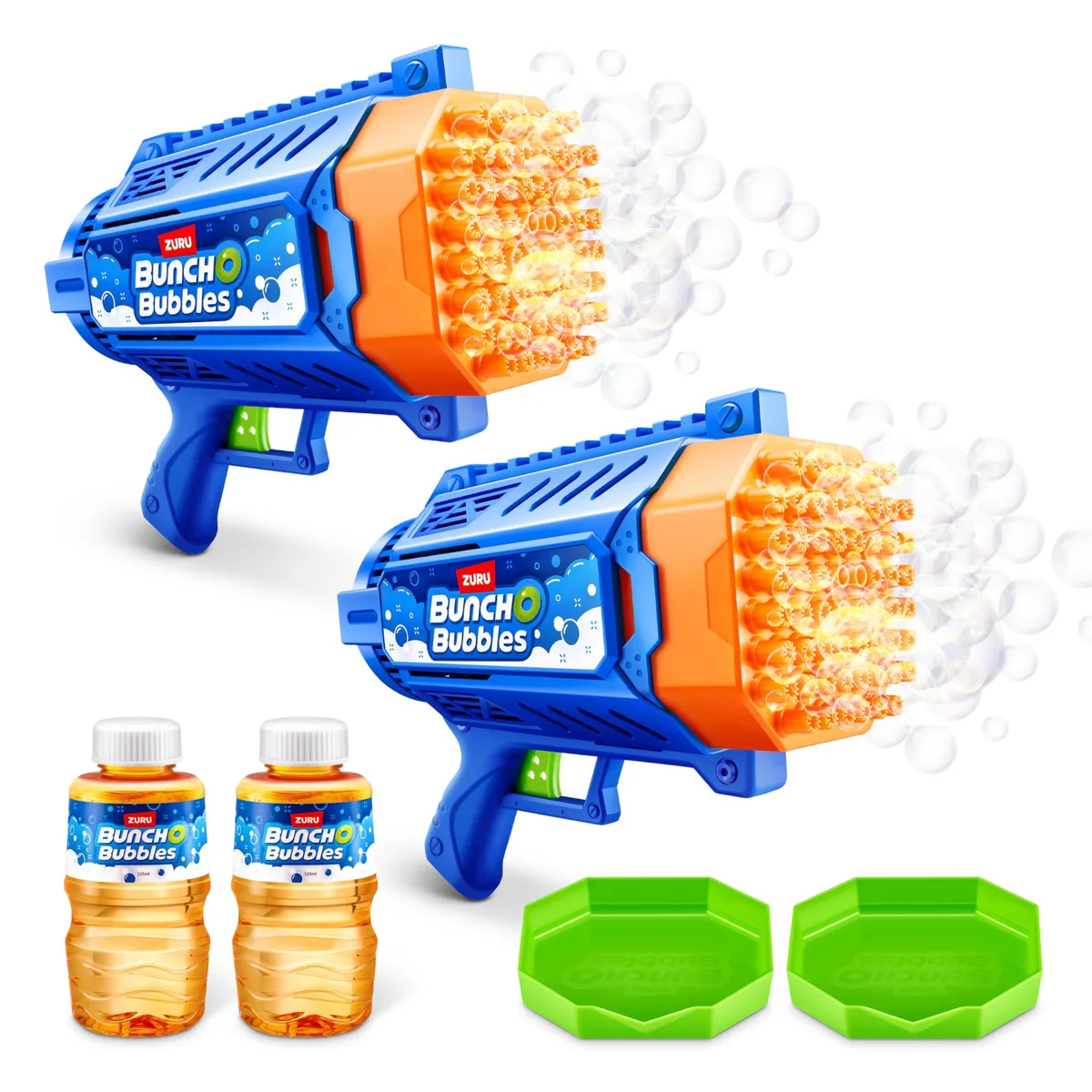 Bunch O Bubbles Bubble Blaster 2 Pack Motorized 60 Holes 125 mL Solution — product photo