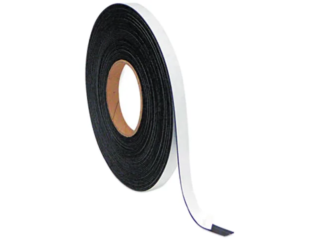 Mastervision Mastervision FM2321 Magnetic Adhesive Tape Roll 0.50" x 50.00 ft Black — 商品写真