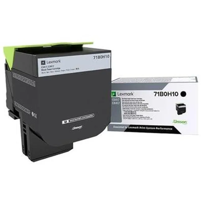 Lexmark Lexmark 71B0H10 Black High Yield Toner Cartridge 6000 Pages — product photo