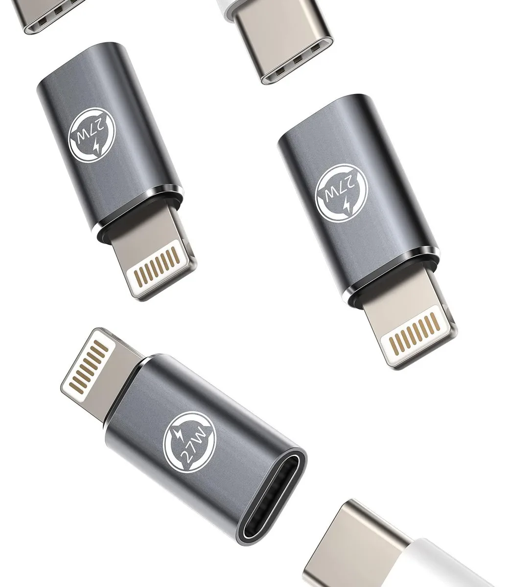  Kefiany USB-C Female to Lightning Male Adapter (3 Pack) — product photo