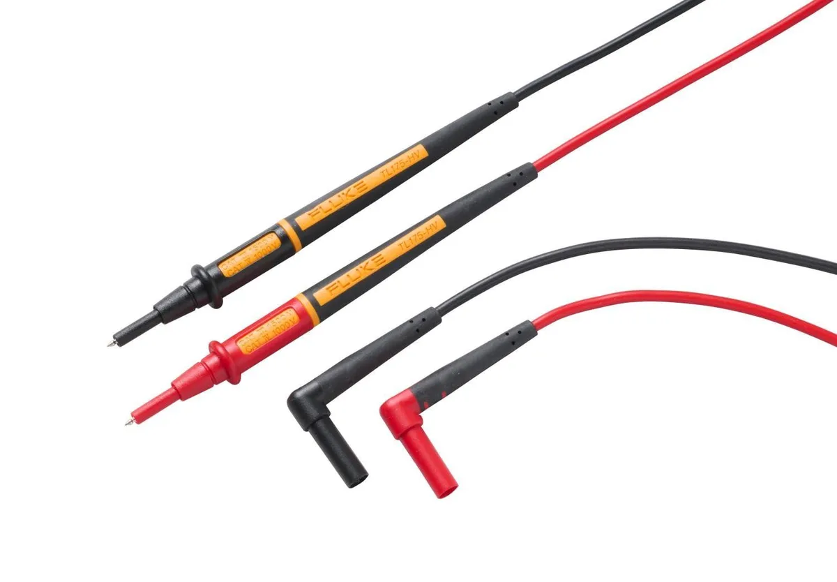  TL175-HV TwistGuard Test Leads CAT III 1500 V 2 mm probe tips — product photo