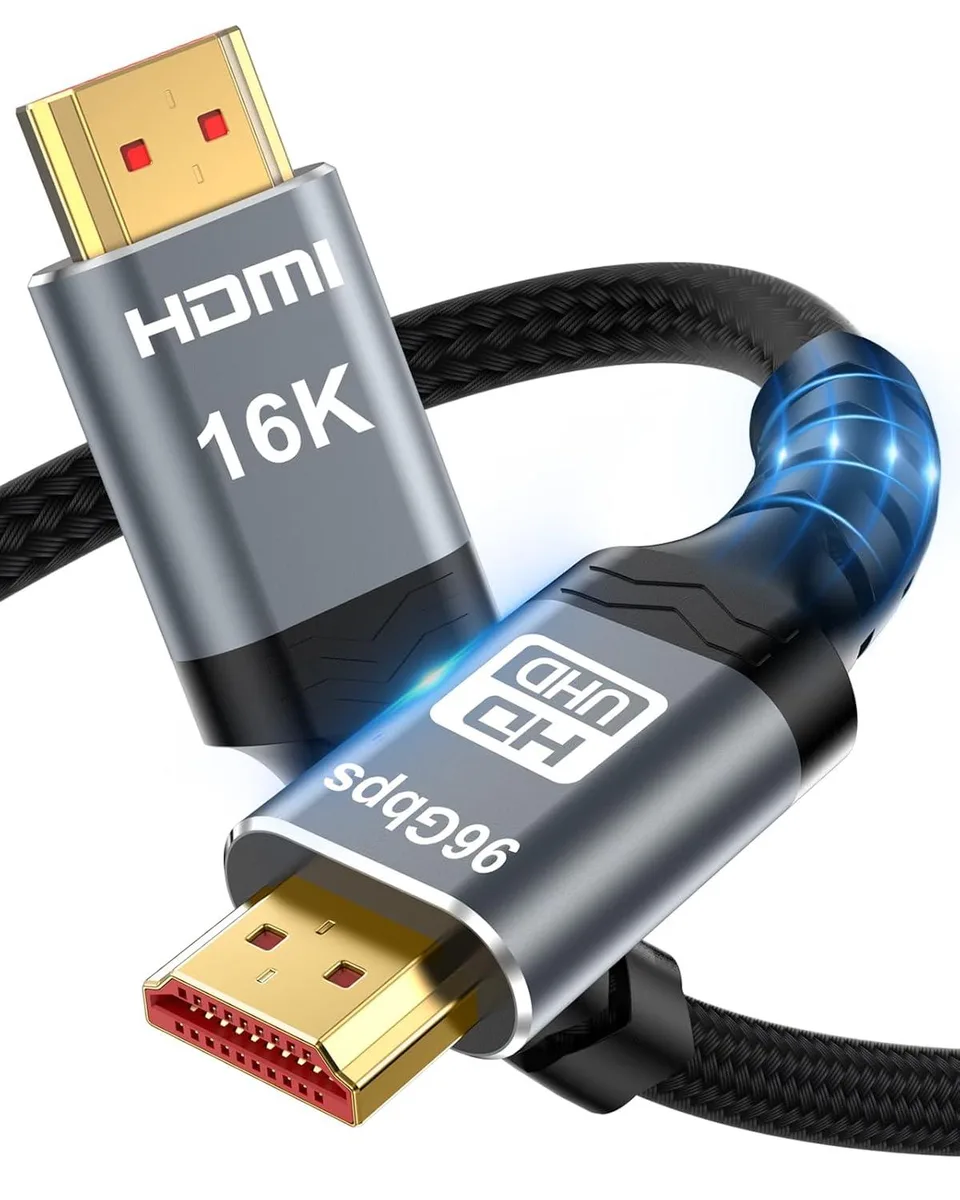 Keyence Keyence HDMI 2.2 Cable 16K 60Hz 8K 240Hz 96Gbps HDR10+ eARC HDCP 2.3 3FT — product photo
