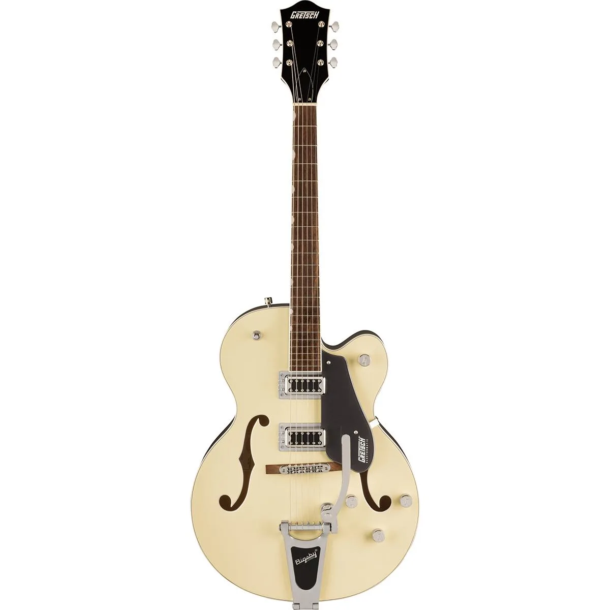 Gretsch Gretsch G5420T Electromatic Hollow Body Single-Cut Bigsby Electric Guitar TwoTone Vintage White/London Grey — product photo