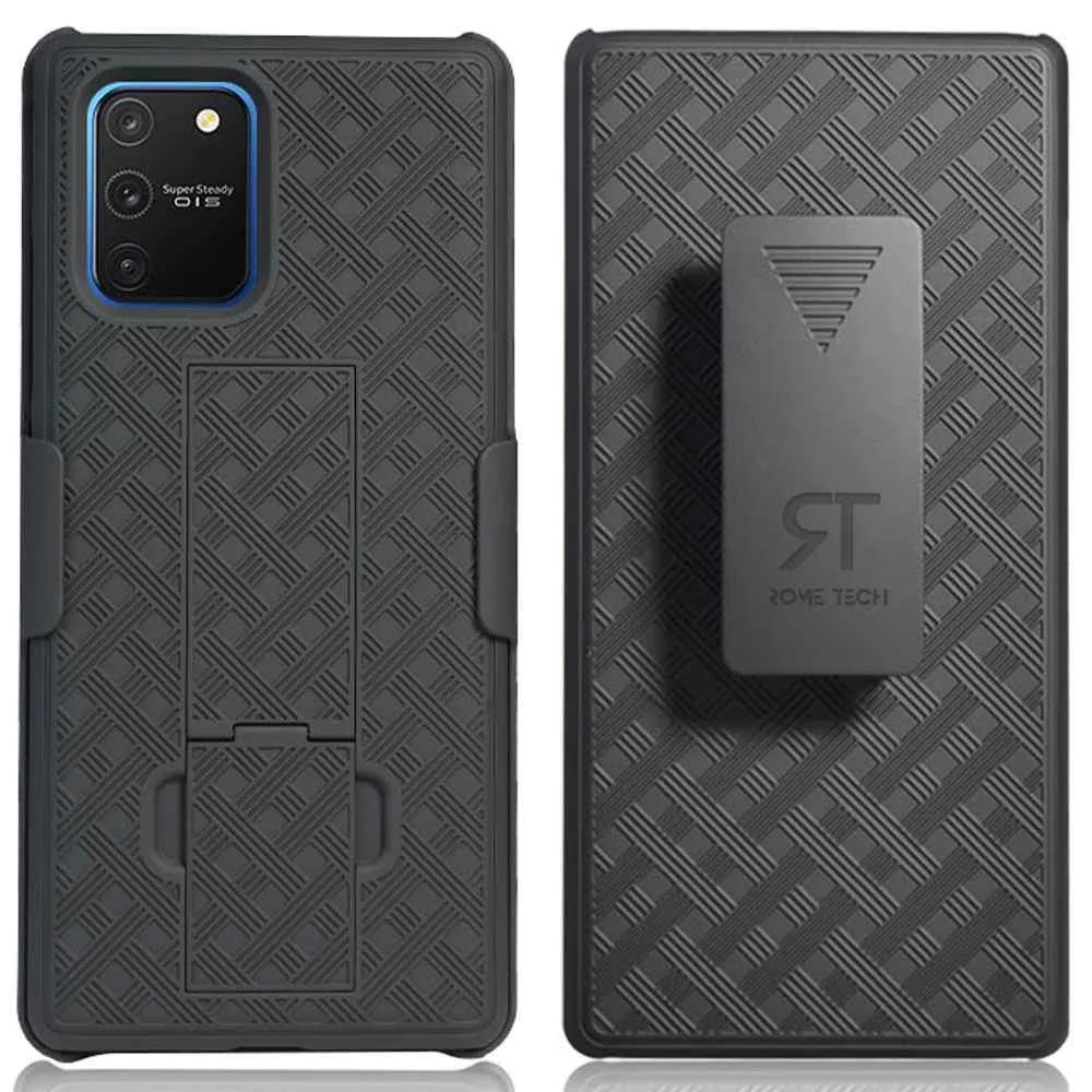 Rome Tech Rome Tech Galaxy S10 Lite Belt Clip Holster Case Black — product photo