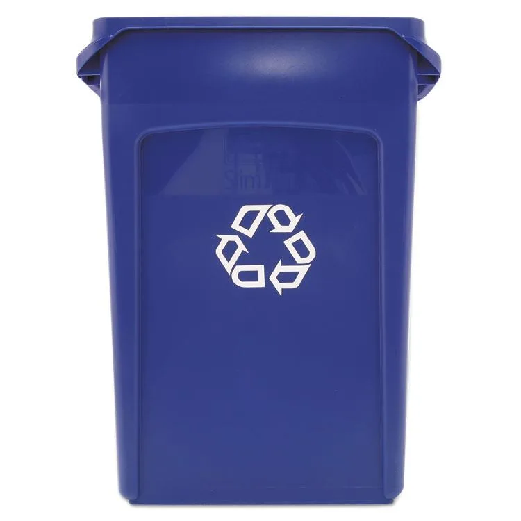 Rubbermaid Rubbermaid FG354007BLUE 23 gal Rectangular Recycling Bin Blue — product photo