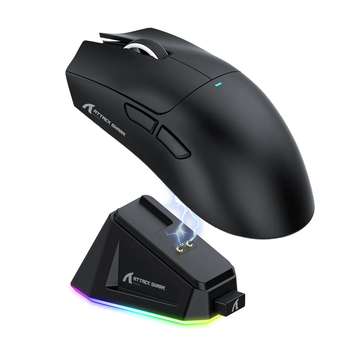 Attack Shark X11 59g Wireless Gaming Mouse with Magnetic RGB Charging Dock — product photo