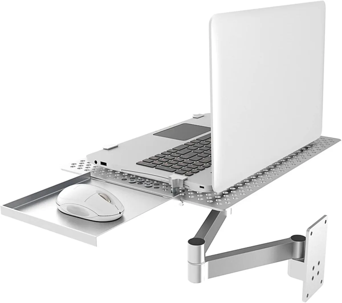 BFKK BFKK Wall Mounted Laptop Stand with Mouse Tray — product photo
