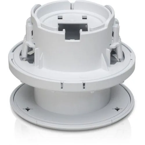 White plastic ceiling mount bracket for network camera
