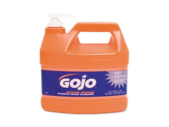 GOJO GOJO 095504CT Natural Orange Pumice Hand Cleaner 4/Carton — product photo
