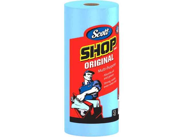 Scott Scott 75147EA Blue Cleaning Towels 55 Sheets 11" x 10.4 — product photo