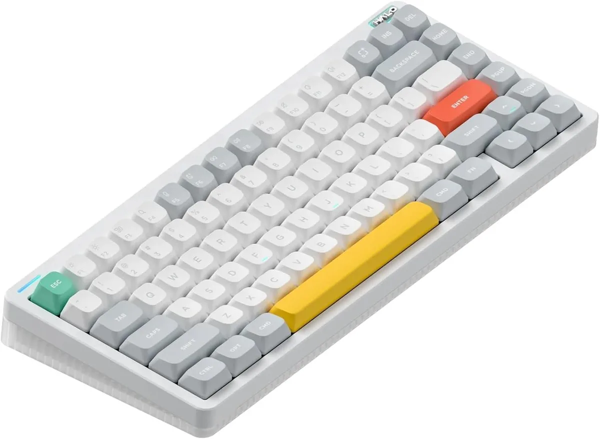 NuPhy NuPhy Halo75 V2 gaming keyboard 75% White Mint 37gf — product photo